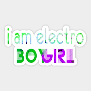 Electro Boosh Boy Girl mk2 - Eye Voodoo Sticker